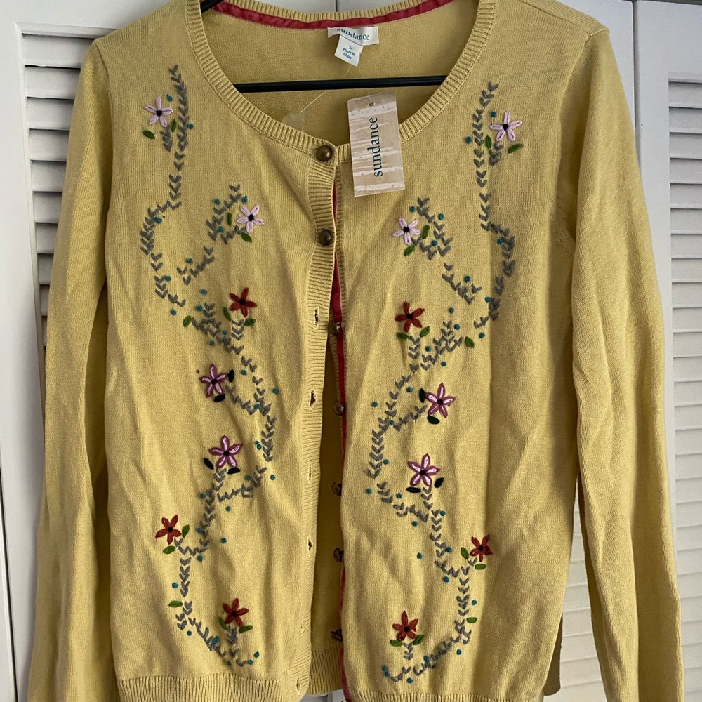 Yellow cardigan size S